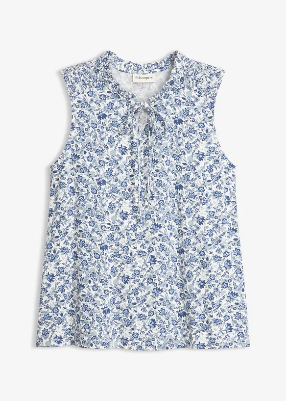 Jerseytopp i viskosemiks, bonprix