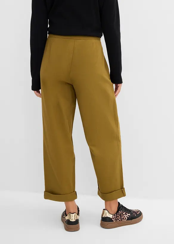 Barrel bukse i 100% bomull, bonprix