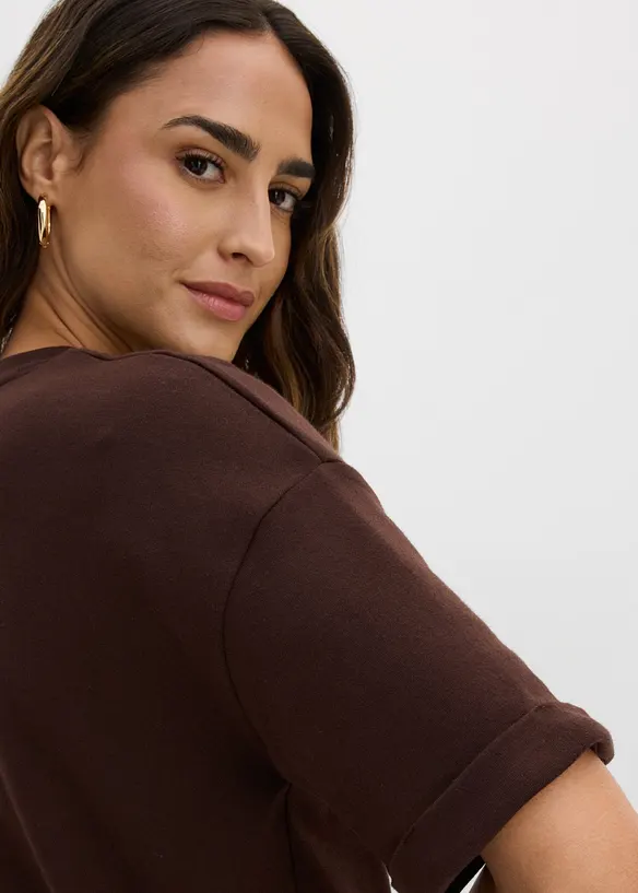 T-skjorte i 100% &oslash;kologisk bomull, bonprix