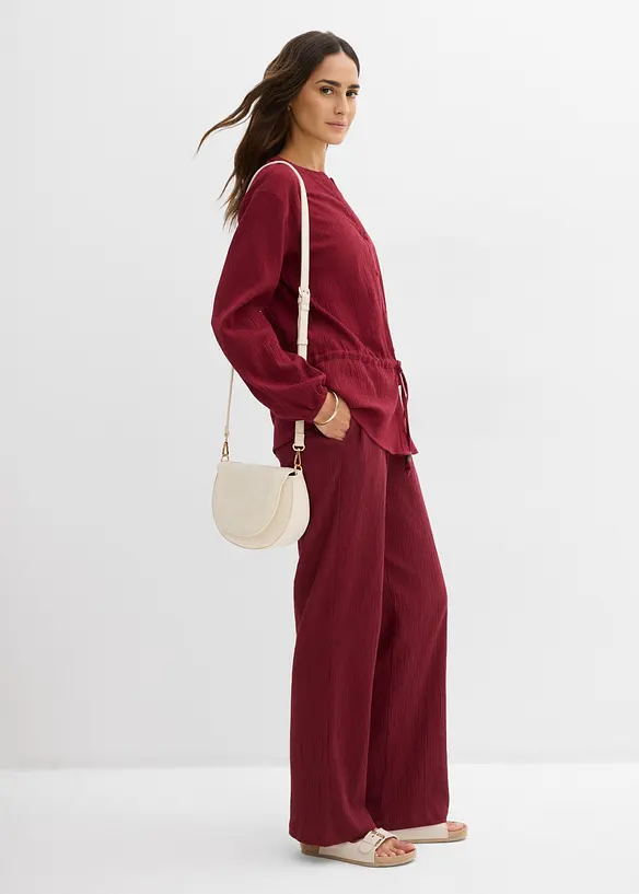 Crinkle bluse, bonprix