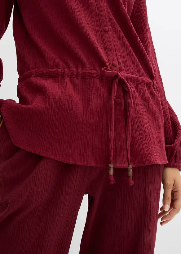 Crinkle bluse, bonprix