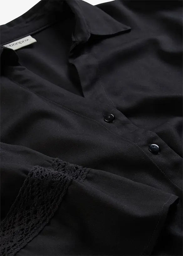 Skjorte i lett viskose, bonprix