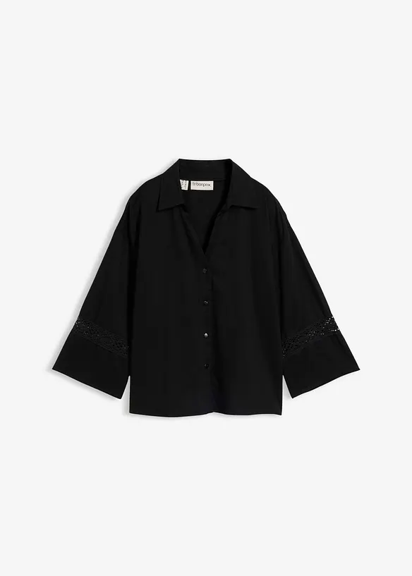 Skjorte i lett viskose, bonprix