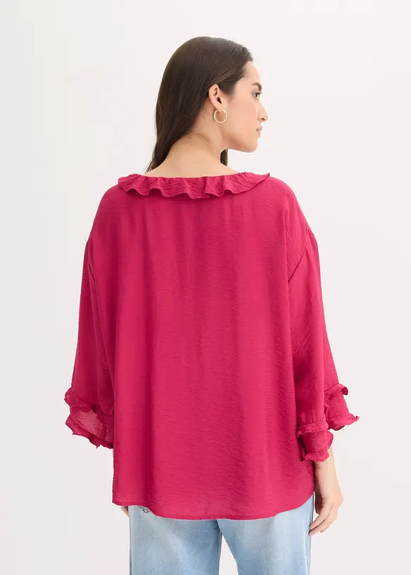 Bluse i lett viskosemiks og bohemsk stil, bonprix