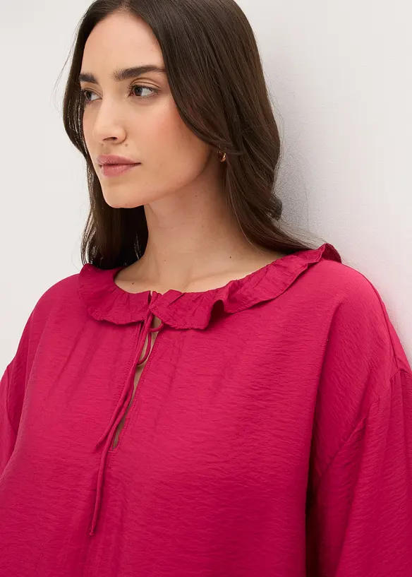 Bluse i lett viskosemiks og bohemsk stil, bonprix