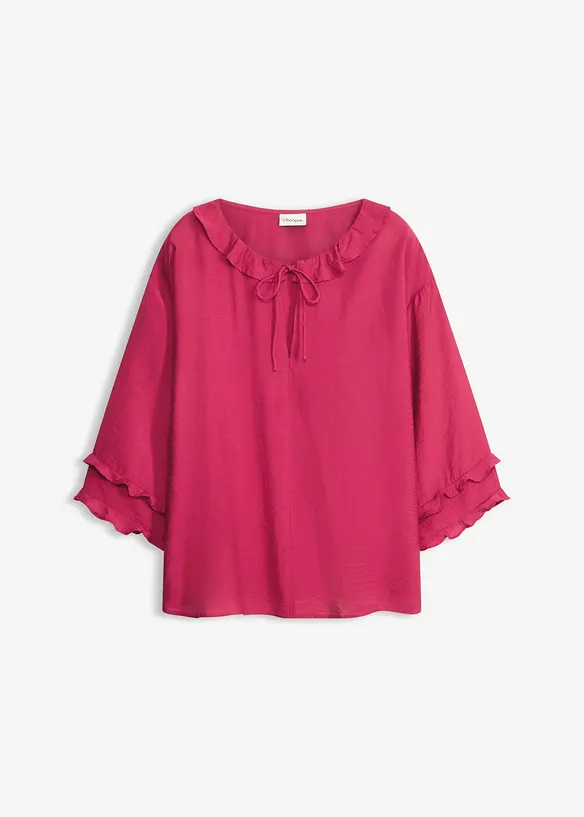 Bluse i lett viskosemiks og bohemsk stil, bonprix