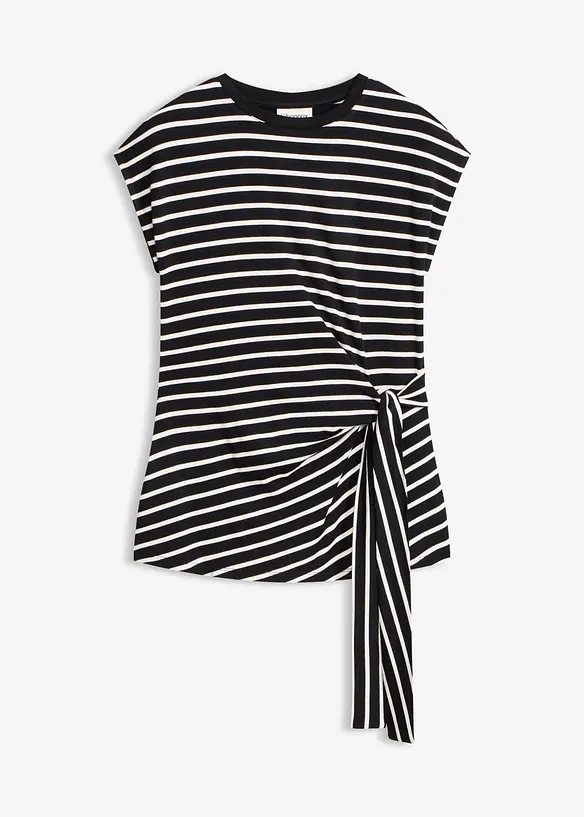 Topp med drapering, bonprix