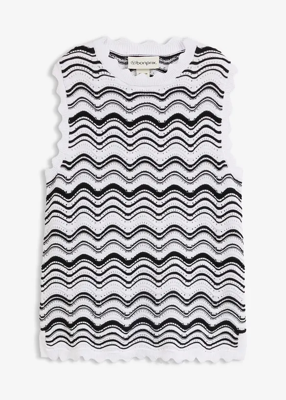 Strikket topp, bonprix