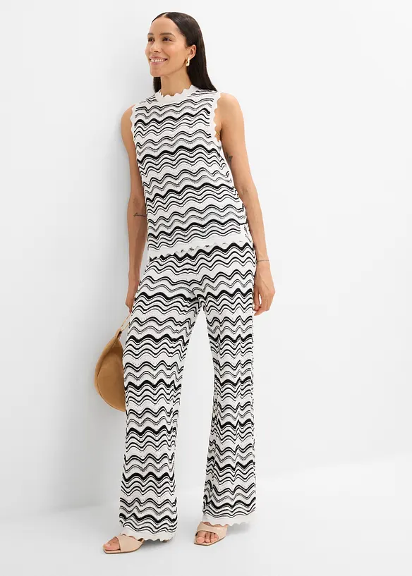 Strikket topp, bonprix