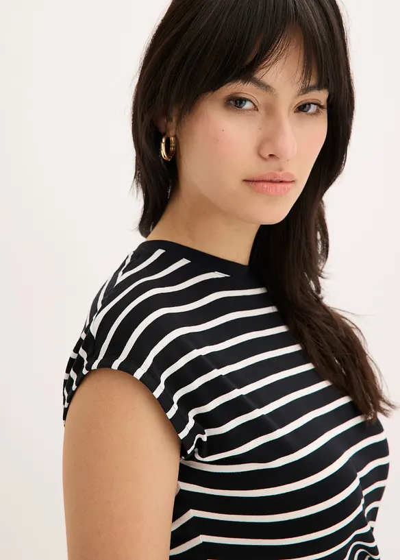 Topp med drapering, bonprix