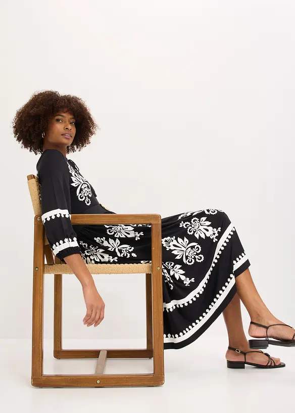 Jerseykjole i myk viskosemiks, bonprix