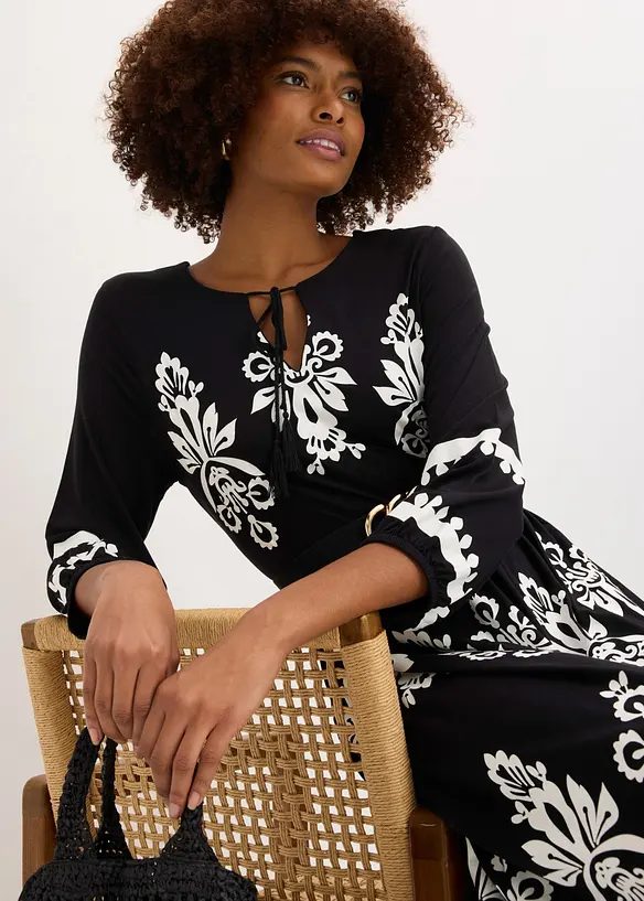 Jerseykjole i myk viskosemiks, bonprix