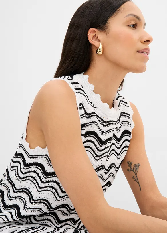 Strikket topp, bonprix