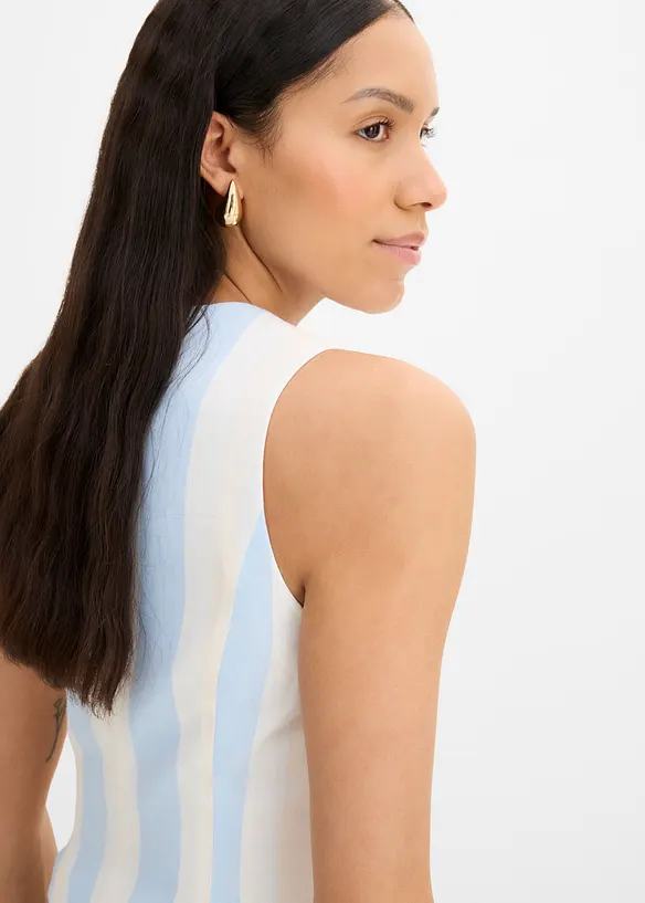 Blazervest i linlook, bonprix