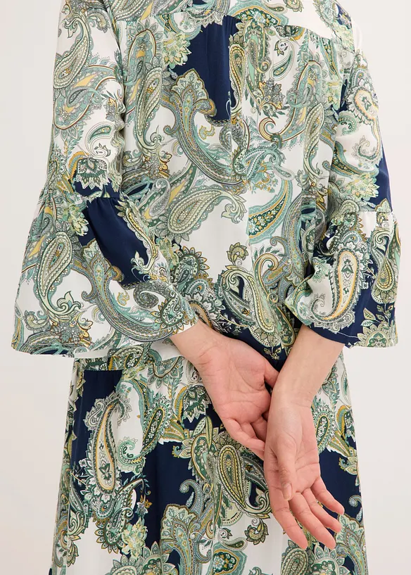 Maxikjole i viskose med pent fall, bonprix