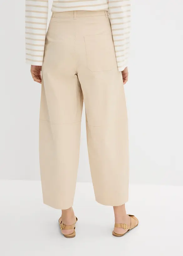 Culotte av lett twill i ballongmodell, bonprix