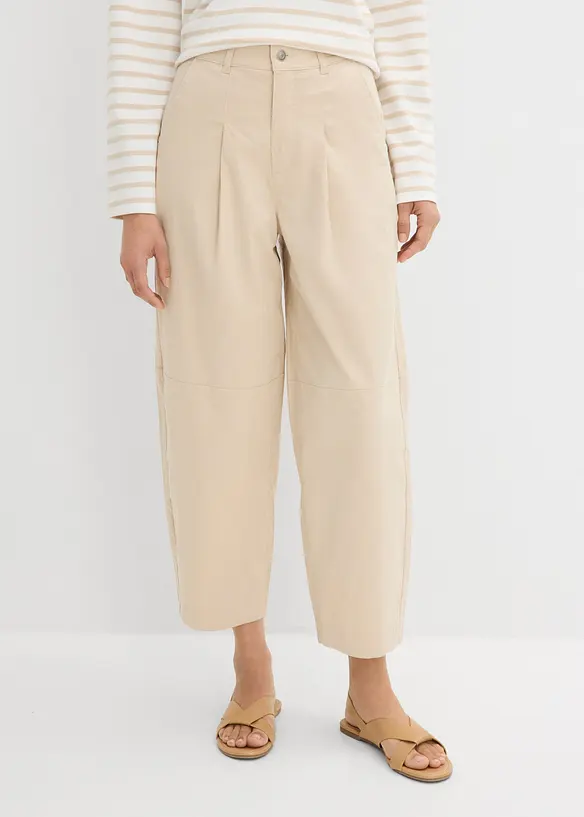 Culotte av lett twill i ballongmodell, bonprix