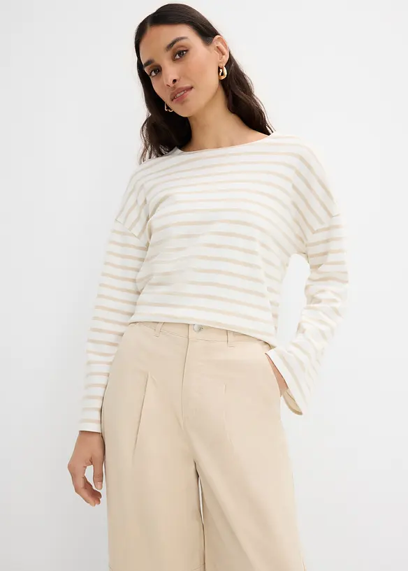 Culotte av lett twill i ballongmodell, bonprix