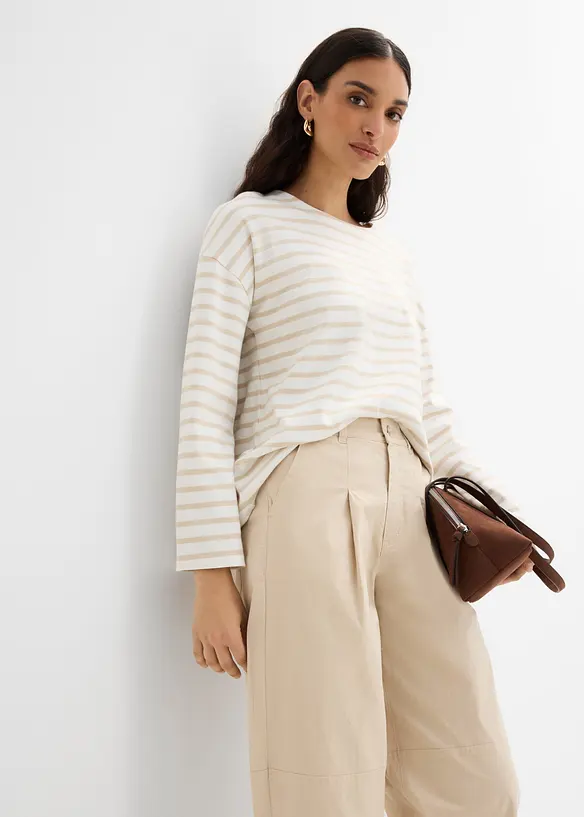 Culotte av lett twill i ballongmodell, bonprix