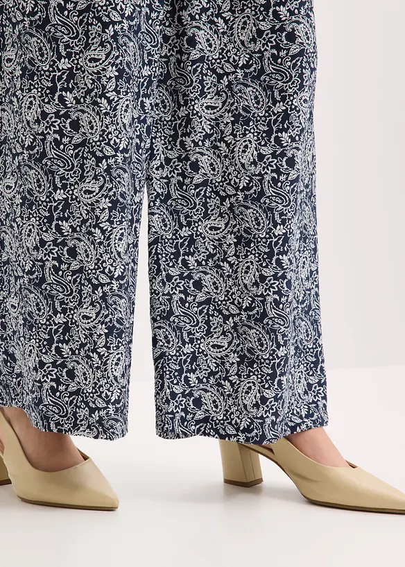 Slip on-bukse av fin viskosemiks, bonprix