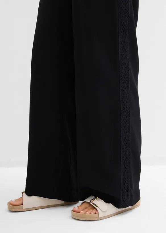 Avslappet bukse i lett viskose, bonprix