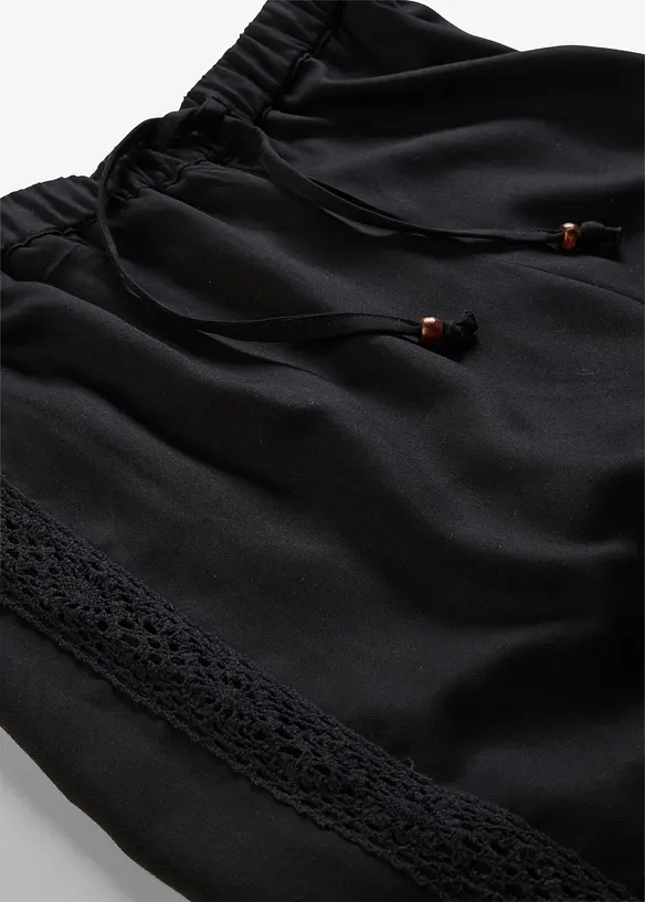 Avslappet bukse i lett viskose, bonprix