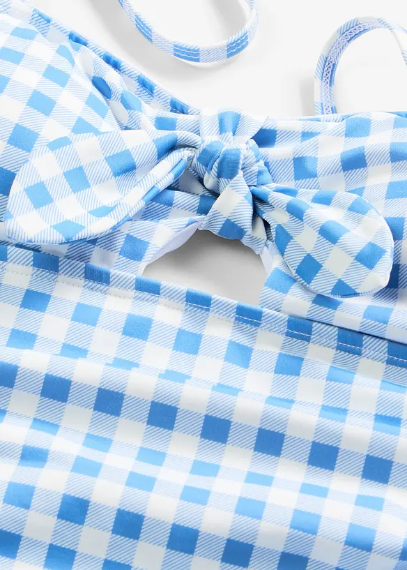 Bandeau-badedrakt med sl&oslash;yfe foran, bonprix