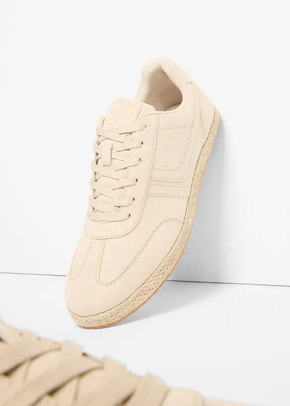 Sneakers med s&aring;ler i baststil, bonprix