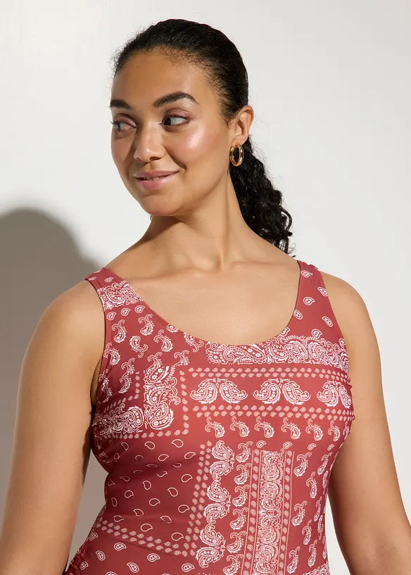 Light shape-badedrakt med knyteb&aring;nd, bonprix