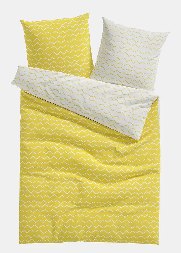 Vendbart sengesett i bomullsblanding, bonprix