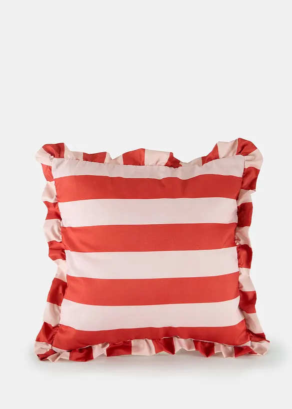 Stripete putetrekk med rysjer, bonprix