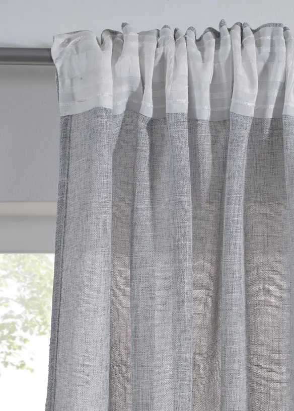 Gardin i linstil (1-pack), bonprix