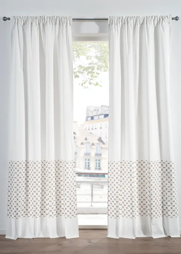 Gardin i &oslash;kologisk bomull (1-pack), bonprix