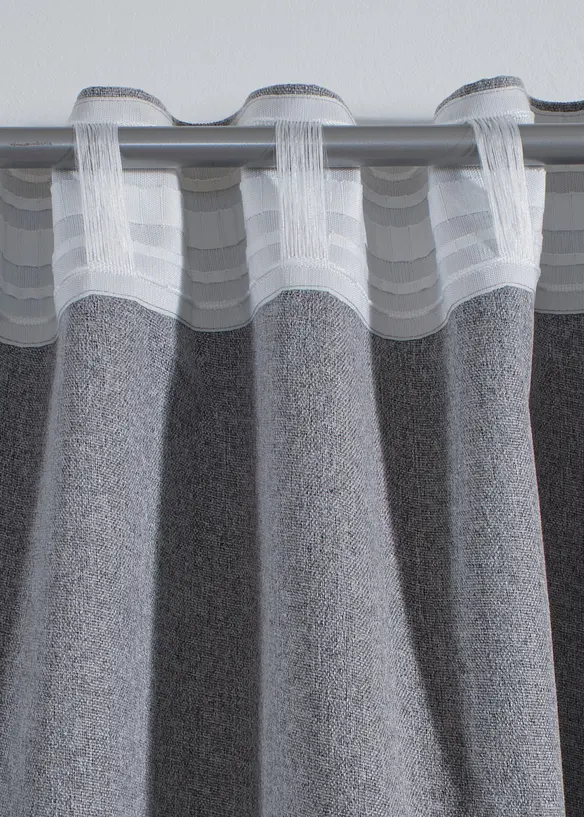 M&oslash;rkleggingsgardin med belegg p&aring; innsiden (1-pack), bonprix