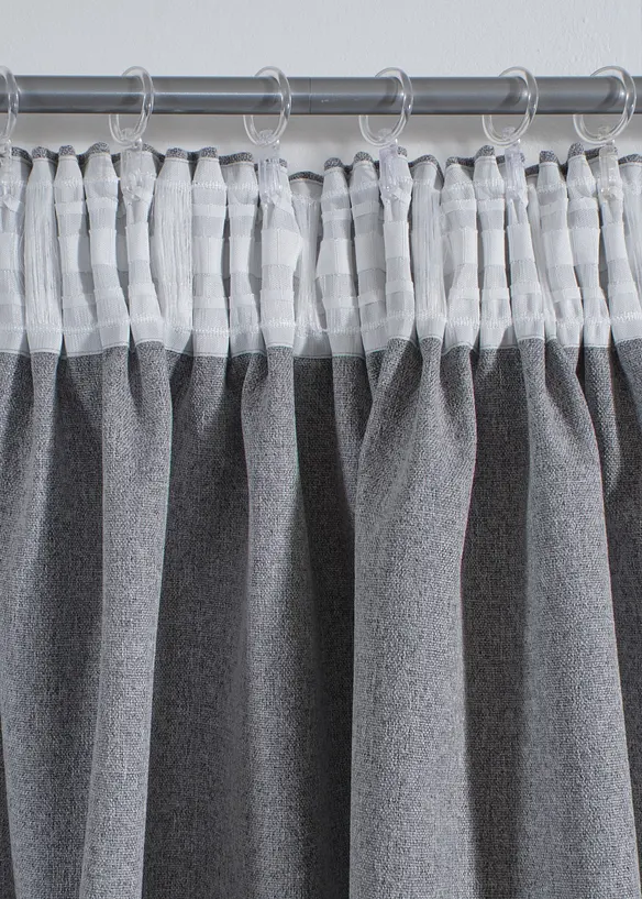 M&oslash;rkleggingsgardin med belegg p&aring; innsiden (1-pack), bonprix