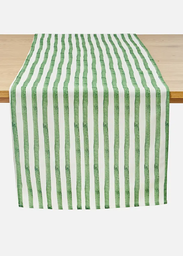 Bordl&oslash;per med striper, vannavvisende, bonprix