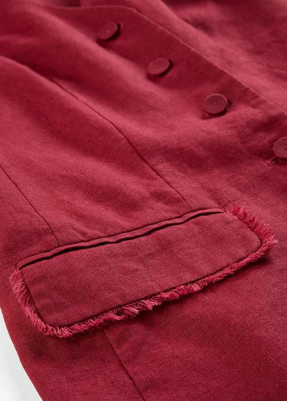 Dressvest i 100% lin, bonprix
