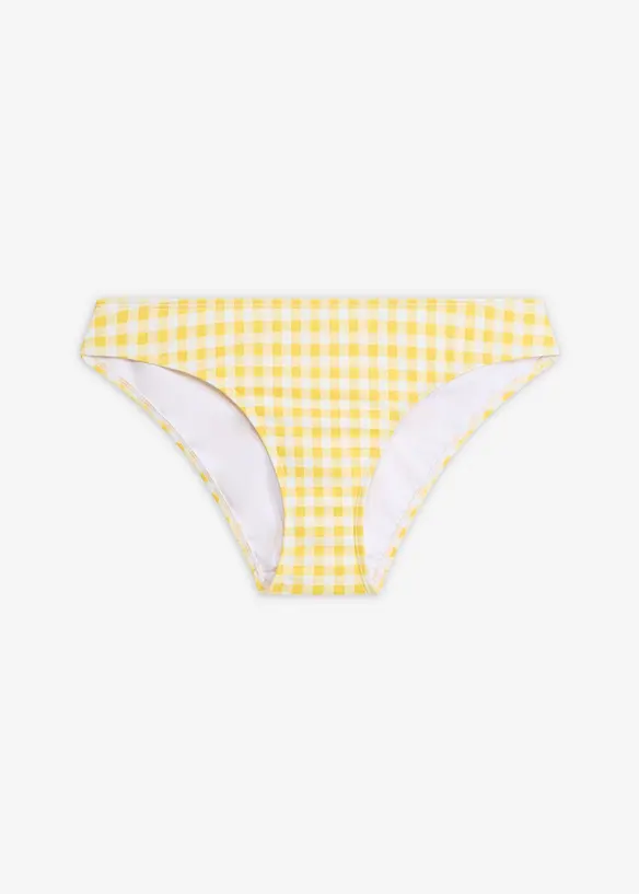 Bikinibukse med rutem&oslash;nster, bonprix