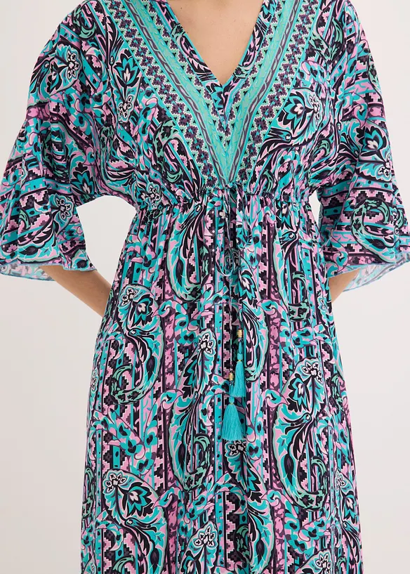 Maxikjole i lett viskose, bonprix