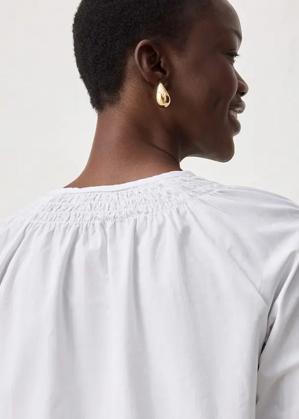 Tunika med silke, bonprix