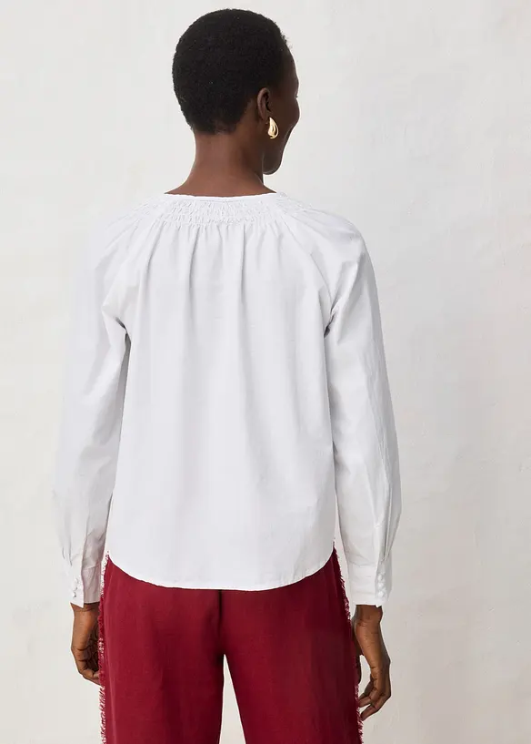 Tunika med silke, bonprix