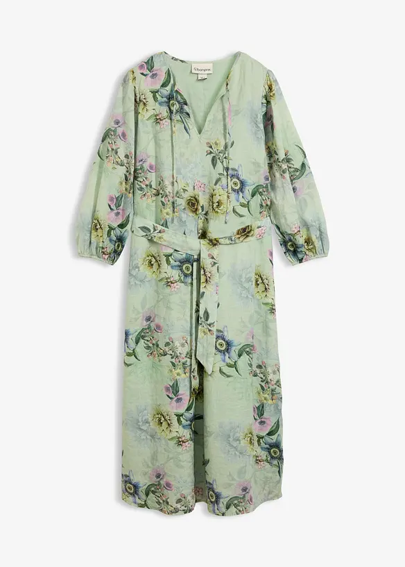 Maxikjole av ramie, bonprix