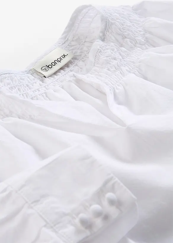 Tunika med silke, bonprix