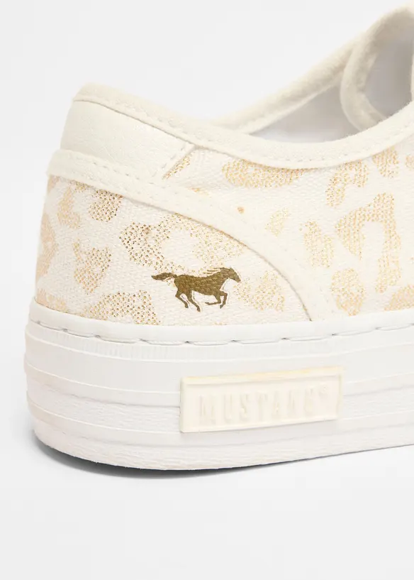 Sneakers med dyriske detaljer fra Mustang, Mustang