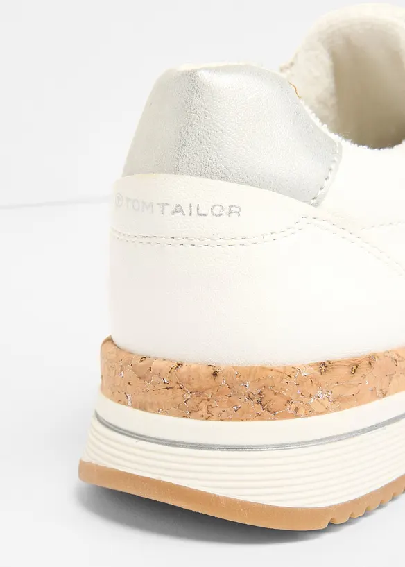 Sneakers med glidel&aring;s fra Tom Tailor, Tom Tailor