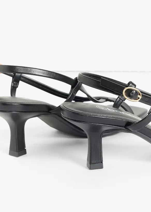 Remsandaler med smal h&aelig;l, bonprix