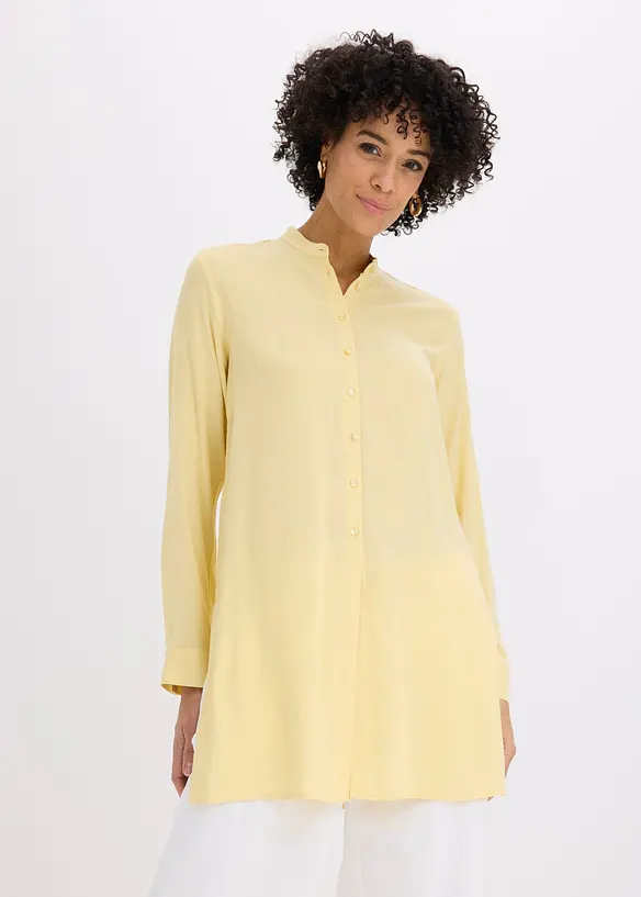 Lang viskosebluse, bonprix