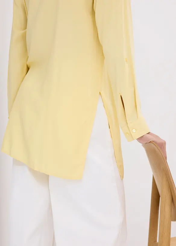 Lang viskosebluse, bonprix