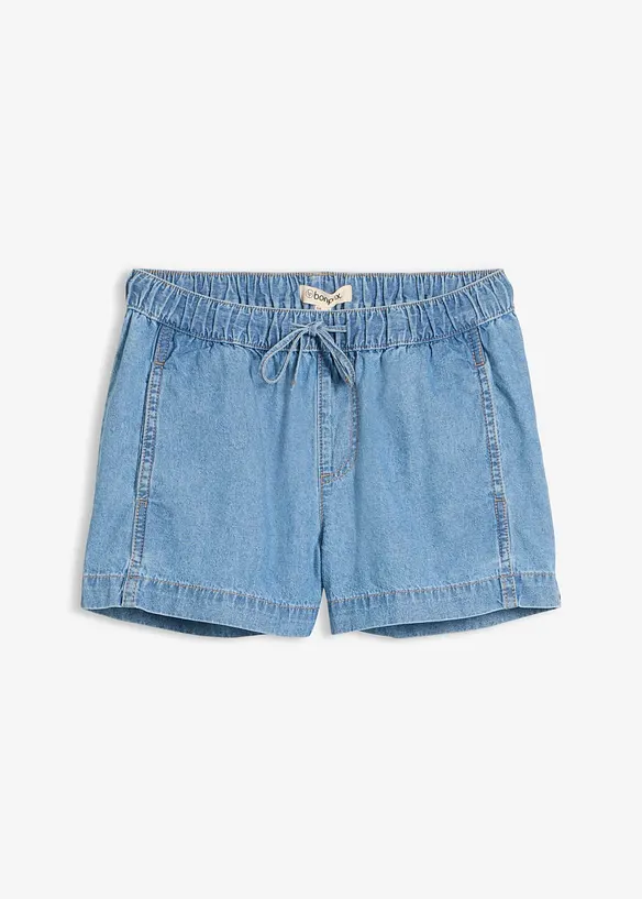 Denimshorts Mid Waist, komfortlinning, bonprix