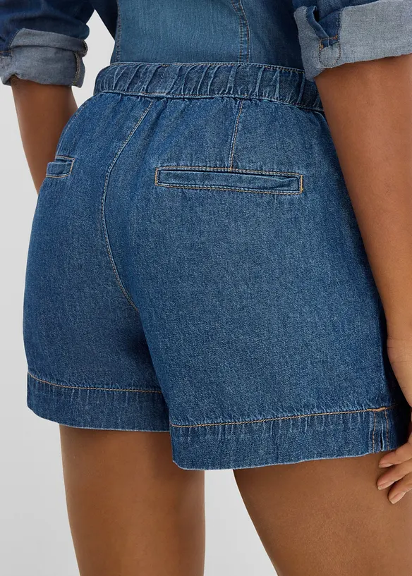 Denimshorts Mid Waist, komfortlinning, bonprix